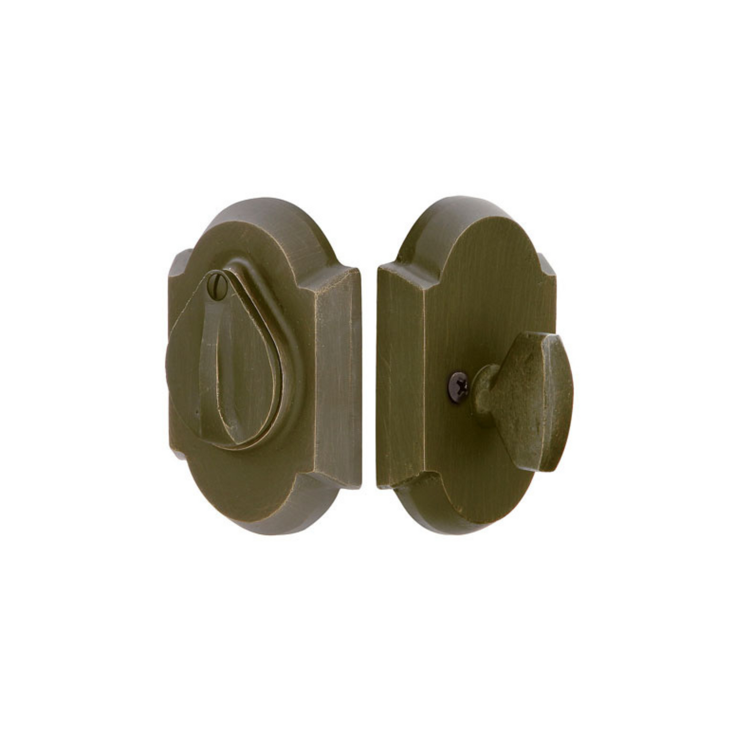 #1 Sandcast Bronze Deadbolt with Flap Single Cylinder
