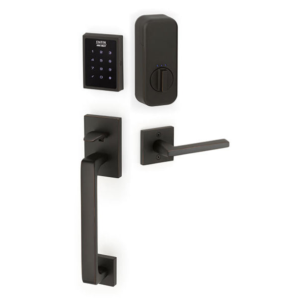 EMPowered™ Motorized Touchscreen Keypad Entry Set with Baden Grip with Yale Access