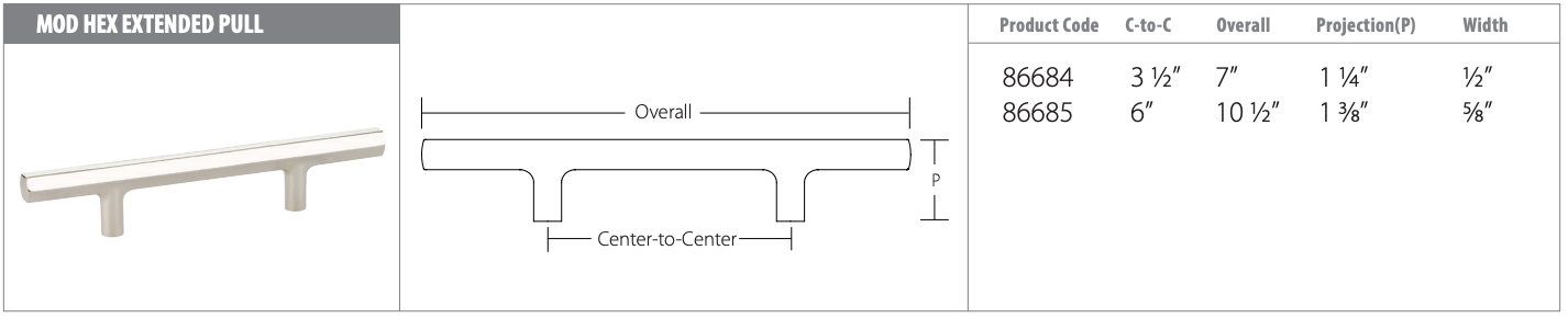 Mod Hex Extended Pull