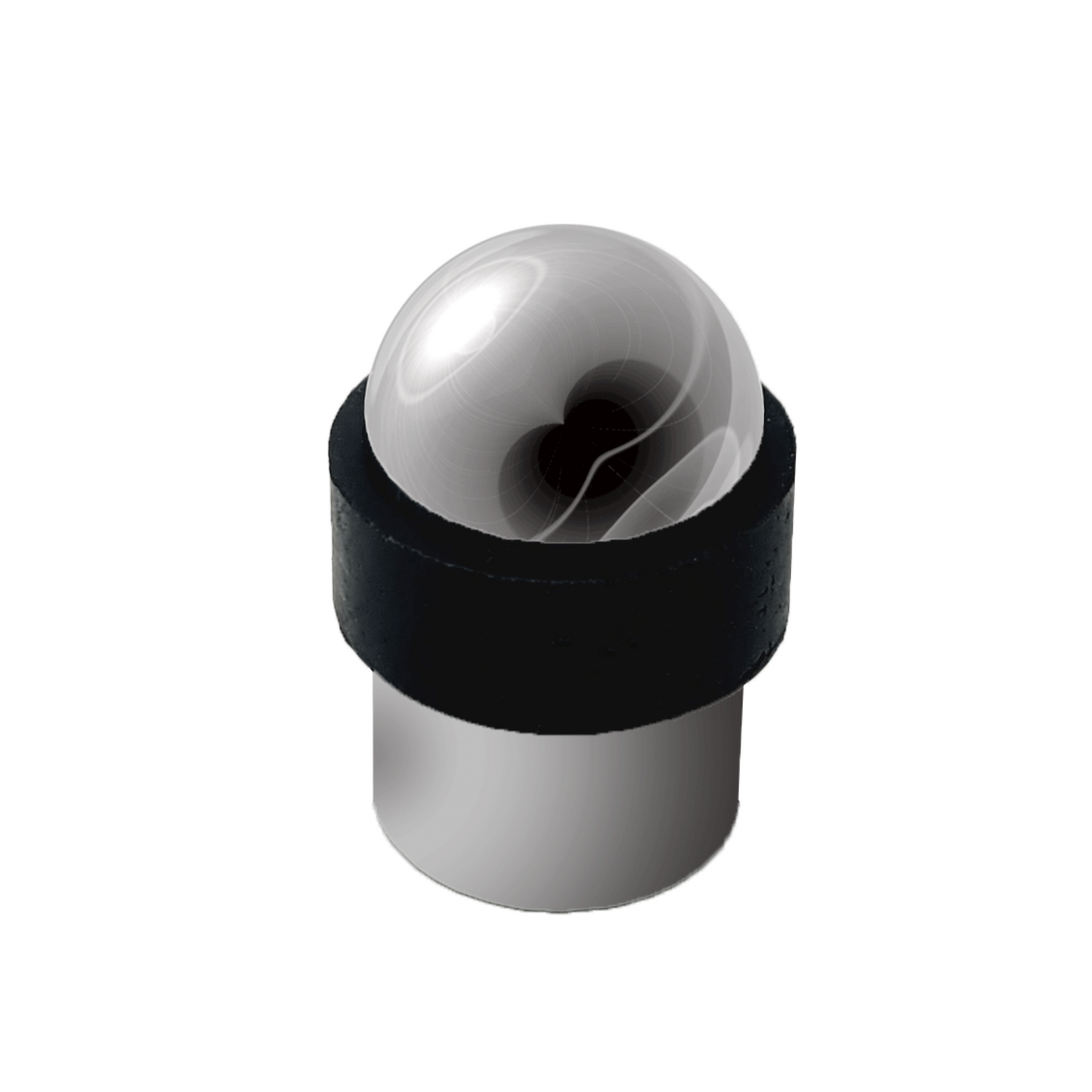 Round-Top Floor-Mounted Door Stop