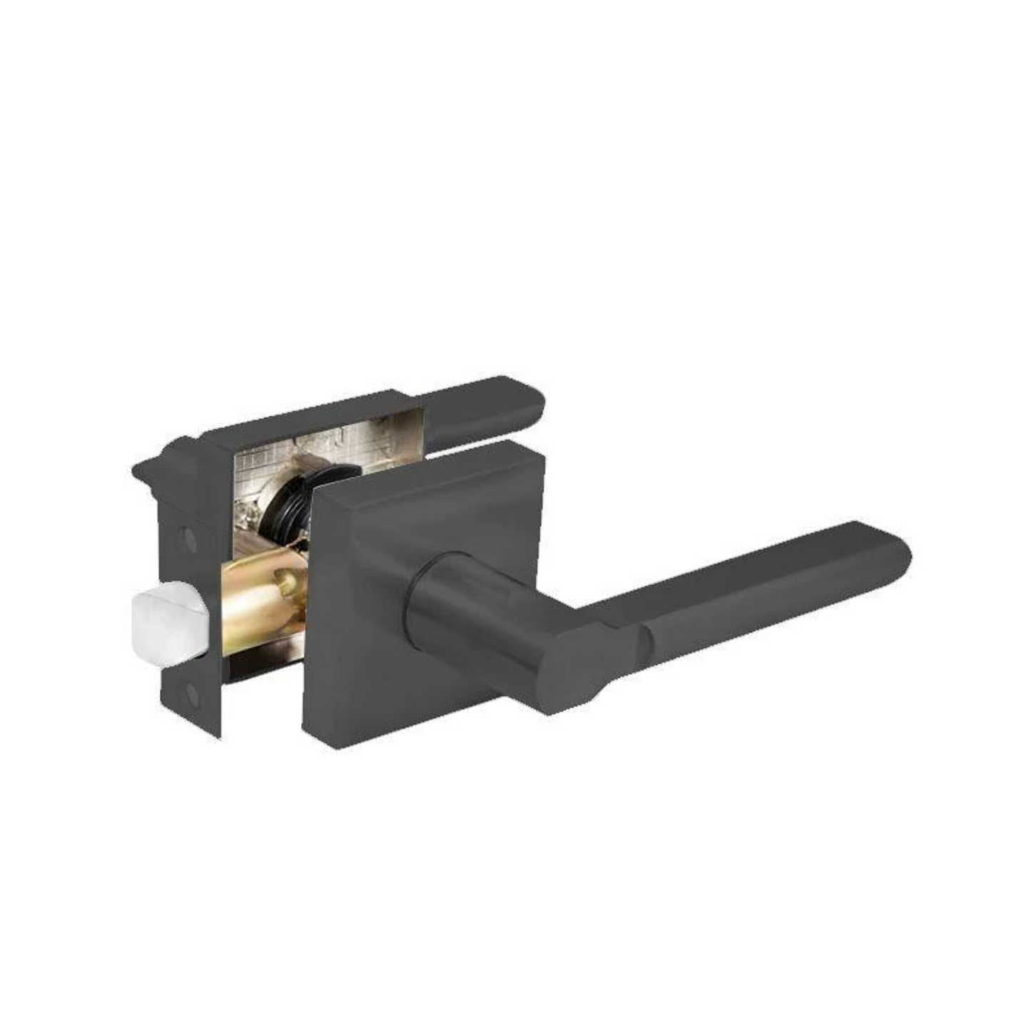 Prato Lever with Square Rosette