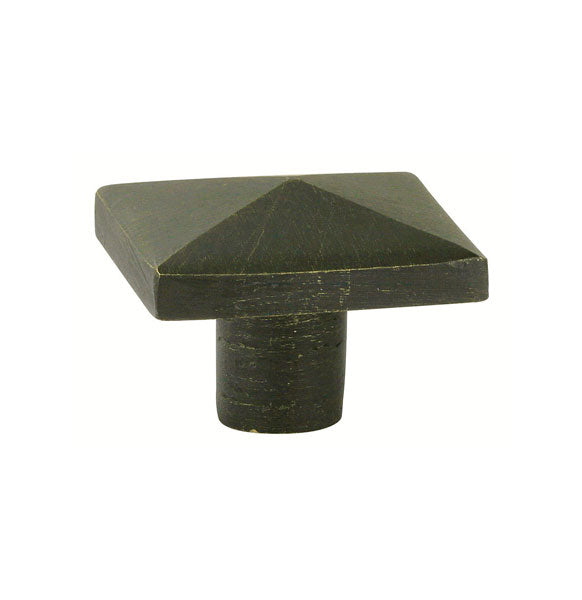 Sandcast Bronze Square Knob