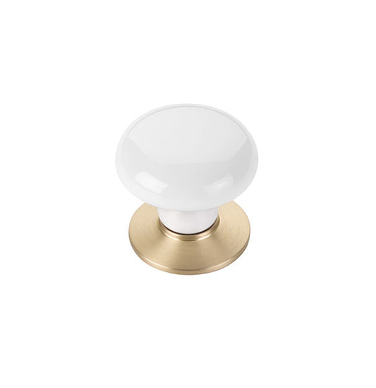Porcelain Knob with Base