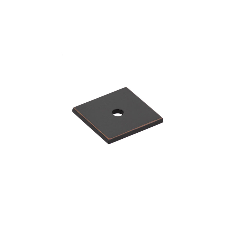 Art Deco Square Back Plate For Knob