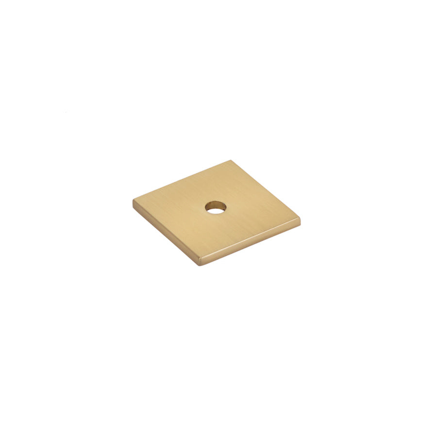 Art Deco Square Back Plate For Knob