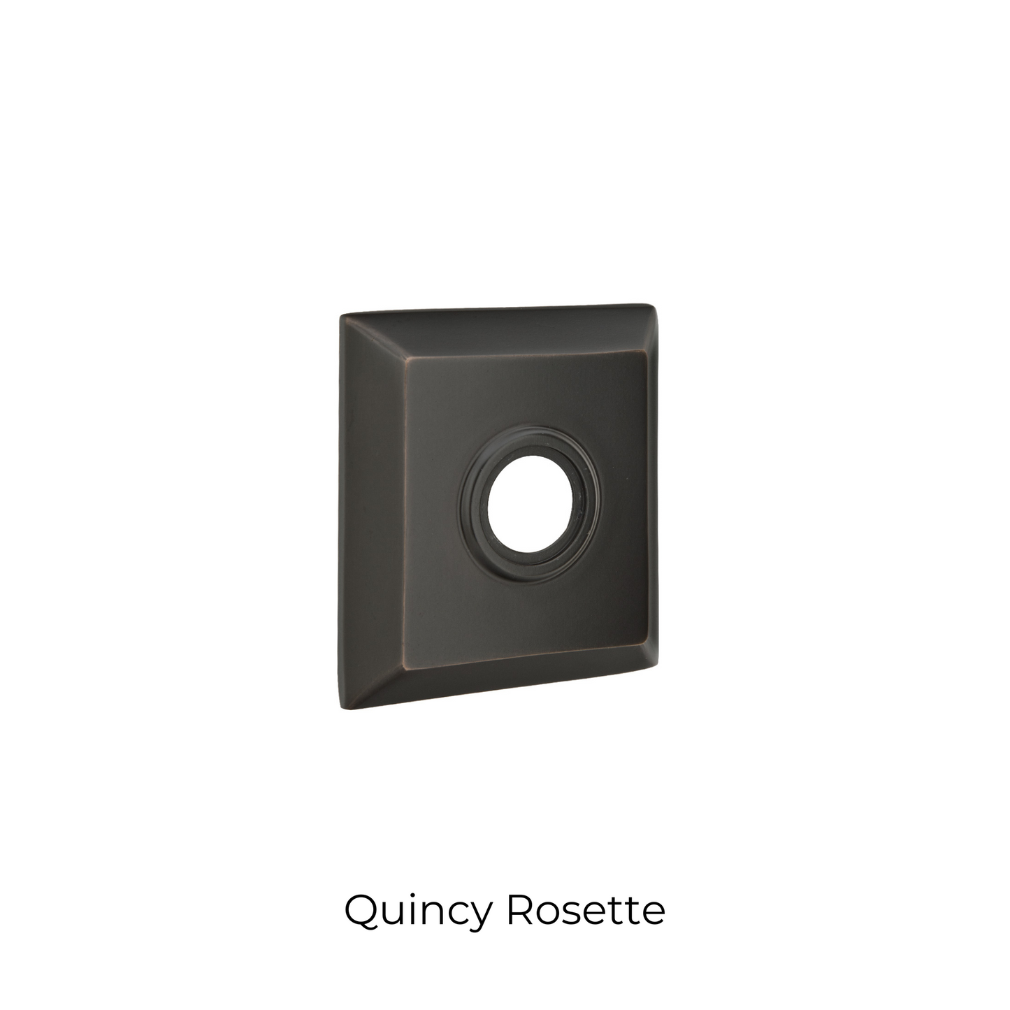 Transitional Brass Single Hook with Rosette